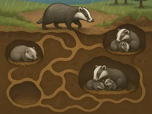 Badger Sett Facts & Behaviour